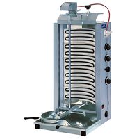 Mastro Electrische Kebab Grill Met 3 Verwarmingsdelen, Aandrijving Bovenaan, 75 Kg | ECO6/N