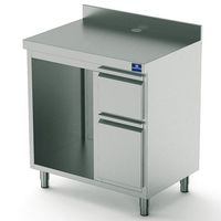 Coffee Service Table 1000 mm With Glasswasher Housing, Mastro EEZ0001