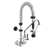 Pre-Rinse Unit On Monobloc Tap With Swivelling Spout, Connection 3/8" - Virtus GDZ0052/M