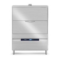 Virtus GLB0137 Utensil washer with detergent injector and drain pump, electronic, rack 2x 60x67 cm, max h=85 cm