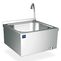 Mastro Wandbevestigde Handenwastafel, Bedienbaar Met De Knie | GLC0002/F