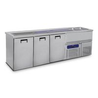 Mastro Bierkoeler | 2 Bakken Links | 3 Deuren Voor Vaten van 50 Liter | HAB0037