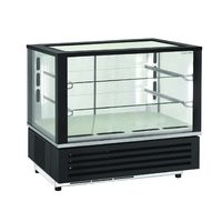 Refrigerated Counter Display With 2 Glass Shelves and Sliding Doors, -1°/+5°C - IBC0070C