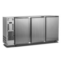 Undercounter Refrigerator With 3 Hinged Doors, 587 Liter, -2°/+8°C - stainless Steel Version - IBC0108
