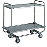 Mastro Servicekar Van Roestvrijstaal Met 2 Niveau'S 1000X500 Mm | IFA0001