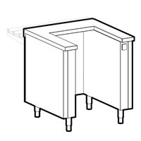 Element For Trolleys, With Electrical Socket, L=800 Mm - Mastro IIA1005