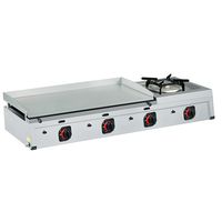Gas Combi Cooking Top With 1 Burner and 3 Griddle Zones - MLP01G111080