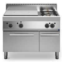 Gas Solid Top - 2 Burners - 1 Gas Oven - 1 Closed Cabinet - MS6511TPFG