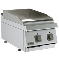 Electric Griddle Plate, Tabletop Model, Smooth Chromed Plate - Virtus MS74FTECRT