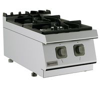 Gas Hob, Tabletop Model, 2 Burners - Virtus MS74PCGT