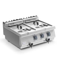 Electric Fryer, Tabletop Model, 2x 10 Litres - Virtus MS78FRET10