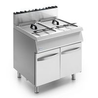 Gas Fryer On Closed Cabinet, 2x 15 Litres - Virtus MS78FRG15