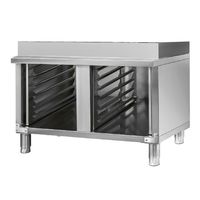 Support With Guides For 6x and 10x GN 1/1 Electric and Gas Convection Ovens - Closed On Three Sides - SH11BCEG
