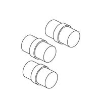 Kit of 3 Connections For Tubular Tray Slides, Mastro SSGST