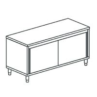 Mastro Vrijstaande Werkkast Met Schuifdeuren, Zonder Opstand, 1500X700 Mm | STN70150