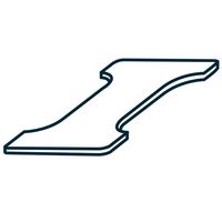 Mastro Rek Voor Vierkante Electrische Warme Platen | V7040IMP