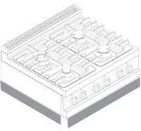 Side Plinth 700 mm Tabletop Modules - V70ZLT