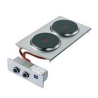 Mastro Inbouw Electrische Warmhoudplaat, 2 Borden | VI6540PCED