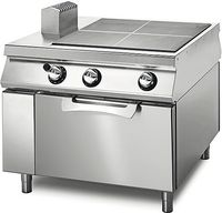 Gas Solid Top Range On Static Gas Oven, Two-Sided Panel Control, Virtus VS110100TPFG