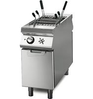 Electric Pasta Cooker On Cabinet With Door, 1 GN 1/1 Well - 40 Litres, Virtus VS11040CPES