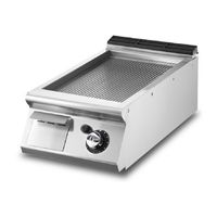Mastro Bakplaat - Gas - Tafelmodel - Geribbelde Plaat - VS7040FTRGVT