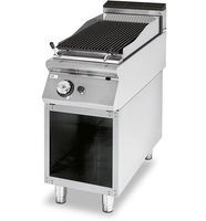 Mastro Lava-Stenen Grill Op Gas, Gietijzeren Kookzone, Vlees/Vis | VS7040GRL