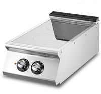 Induction Plate - Top Version - 2 Cooking Zone Ø 220 mm Each 5,0 KW - VS7040INDT10