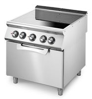 Mastro Ceramische Plaat Op Statische Electrische Oven Gn 2/1, 4 Kookdelen | VS7080CFVE