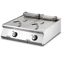 Electric Fryer, Top Version, Capacity 2x 10 Litres - Virtus VS7080FRE10T