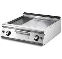 Mastro Bakplaat - Gas - Tafelmodel - ½ Vlak - ½ Geribbelde Plaat - VS7080FTRGVT