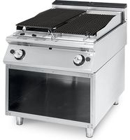 Mastro Lava-Stenen Grill Op Gas, Gietijzeren Kookzone, Vlees/Vis | VS7080GRL