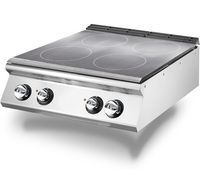 Mastro Electrische Vaste Top, Tafelmodel, 4 Kookdelen | VS7080TPET