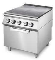 Mastro Electrische Vaste Top Op Statische Electrische Oven Gn 2/1, 4 Kookdelen | VS7080TPFE