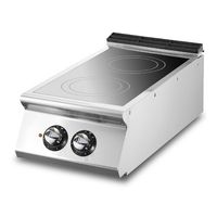 Ceramic Plate, Top Version, 2 Cooking Zones, Virtus VS9040PVET