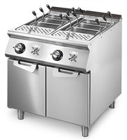 Mastro Electrische Pastakoker, 2 Gn 1/1 Bakken, Capaciteit: 2X 40 Liter, Vaste Verwarmingselementen | VS9080CPES