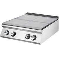 Mastro Electrische Vaste Top, Tafelmodel, 4 Kookdelen | VS9080TPET