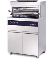 Electric Grill 800°C With Grid of 770x470 mm On Cabinet With Doors - VSBEEFCHEF