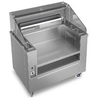 Moving Show Pasta 1115 mm With Integrated Pasta Cooker 24 Liters and Air Intake, Virtus VSSP110