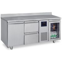 Freezer Counter With 3 Doors GN 1/1 and Upstand - -10°/-20°C - WiFi - VTGB3A/FNWF