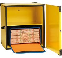 Mastro Pizza Vervoersdoos, Geïsoleerd, Capaciteit: 2 Zakken 8 Dozen | Z/GBP40CR