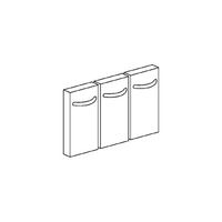 Kit of 3 Doors For Cabinets W=400 and 800mm - Z/GCS43