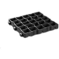 Floor Ventilation Plate Made of PVC For Cold and Freezer Rooms - 330x330x40 H Mm - Z/I04150026