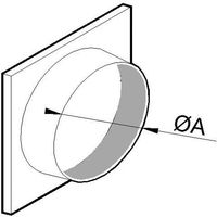 Mastro Inlaatmondstuk Voor Flexibele Aluminium Leiding, Ø 350 Mm | Z/KZPST35