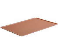 Baking Tray In Aluminium Uncoated, GN 1/1 - 4 Sides 45°, Silicone, Perforated, virtus Z/SBTSI11
