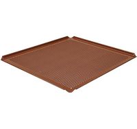 Baking Tray In Aluminium Uncoated, GN 2/3 - 4 Sides 45°, Silicone, Perforated, virtus Z/SBTSI23