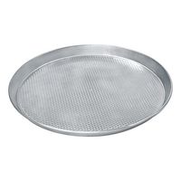 Round Tray For Pizzas ø 360 mm In Aluminium, Perforated ø 3 mm, virtus Z/SPTF3625