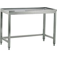 Sorteertafel Met Gat, Rechterzijde, Voor Machines Met Uitgifte Aan Linkerzijde, B=2400 Mm