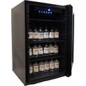 Horeca Koelkast | Glasdeur | Zwart | 115 liter | Combisteel 7013.2570