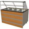 Gekoeld Buffet Gn 4/1 | Met glasplank | Combisteel 7077.0105