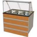 Warm Buffet Gn 3/1 | Schuifdeuren bedieningszijde | Combisteel 7077.0115